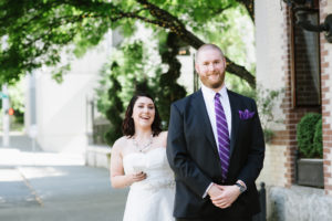 First Look Bride and Groom Photos