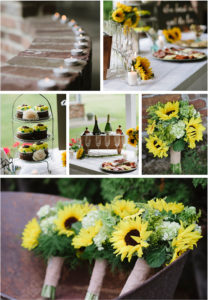 Sunflower Wedding Details